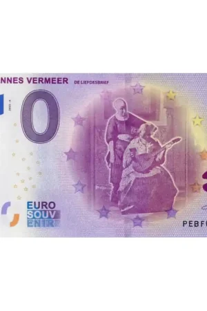 Szybka dostawa 0 Euro biljet Nederland 2021- 'Johannes Vermeer, 'de Liefdesbrief'