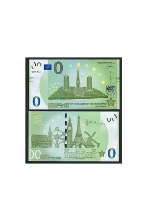 0 Euro biljet Nederland 2018 - Drie landenpunt Vaalserberg Ekspresowa dostawa