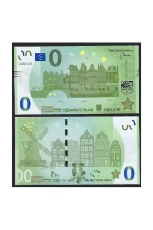 Rabat 0 Euro biljet Nederland 2018 - Amsterdam