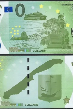 0 Euro biljet Nederland 2018 - 'Vlieland' Rabat