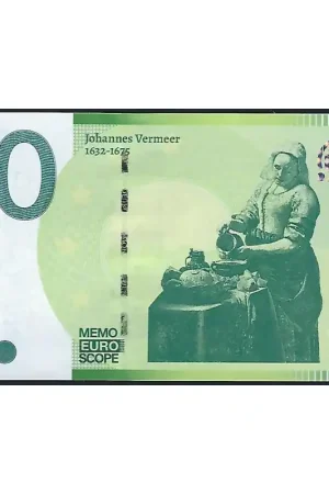 Rabat 0 Euro biljet Nederland - Johannes Vermeer 'Melkmeisje'