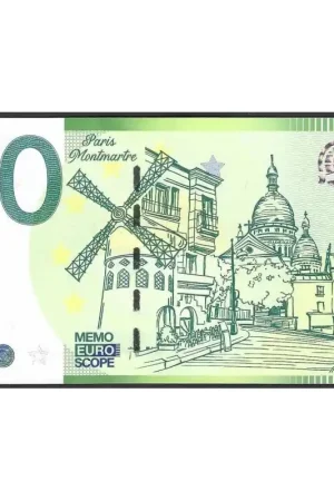 Oryginalny 0 Euro biljet Frankrijk - 'Parijs - Montmartre'