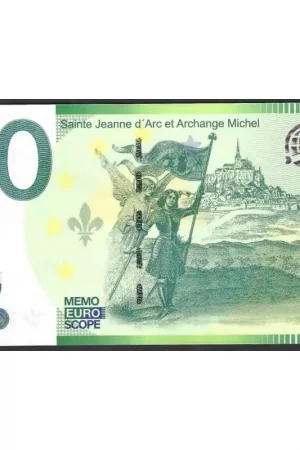 0 Euro biljet Frankrijk - 'Jeanne d'Arc' Zwrot pieniędzy