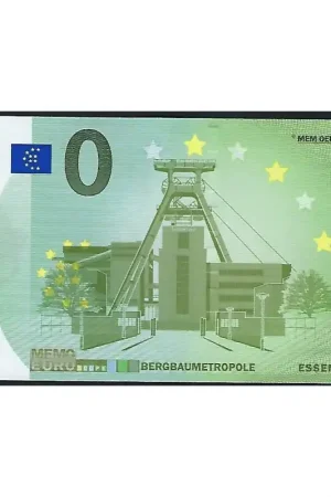 0 Euro biljet Duitsland 2018 - Bergbaumetropole Essen Wysoka jakość
