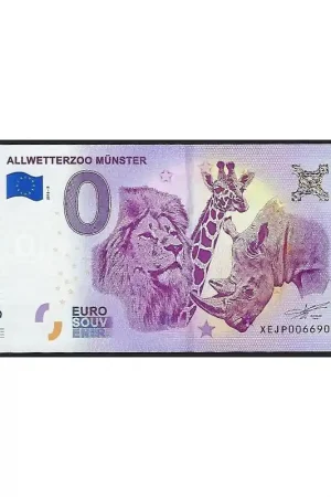 0 Euro biljet Duitsland 2018 - Allwetterzoo Münster Oferta limitowana
