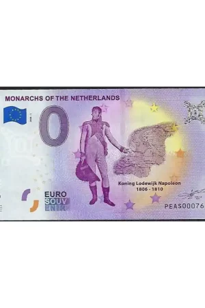 Ekspresowa dostawa 0 Euro biljet Nederland 2020 - Monarchs of the Netherlands, Lodewijk Napoleon