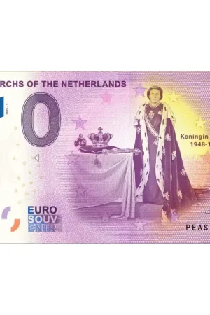 Promocja 0 Euro biljet Nederland 2020 - Monarchs of the Netherlands, Koningin Juliana