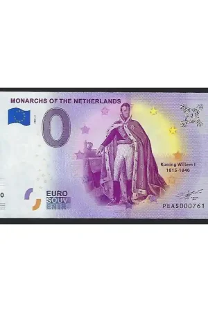 Zamów teraz 0 Euro biljet Nederland 2020 - Monarchs of the Netherlands, Koning Willem I