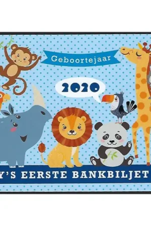 0 Euro biljet Nederland 2020 - Baby's eerste bankbiljet Jongen in luxe verpakking Oferta