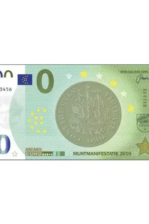 Popularny 0 Euro biljet Nederland 2019 - Muntmanifestatie 2019