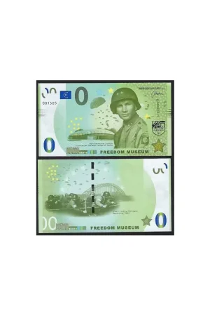 0 Euro biljet Nederland 2019 - Freedom Museum Nowość