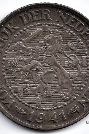 Nederland 1941 2½ Cent Wilhelmina P Szybka dostawa