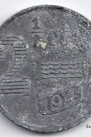 Nederland 1941 2½ CentWilhelmina ZG- Wyprzedaż