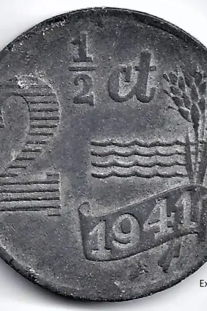 Nederland 1941 2½ CentWilhelmina P Niska cena