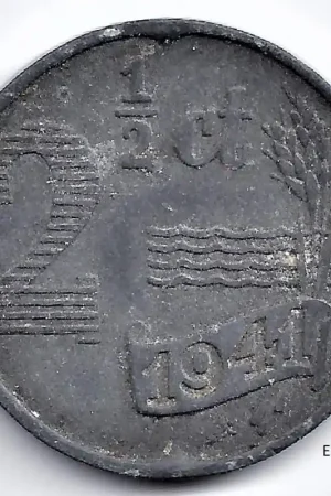 Oferta Nederland 1941 2½ CentWilhelmina F