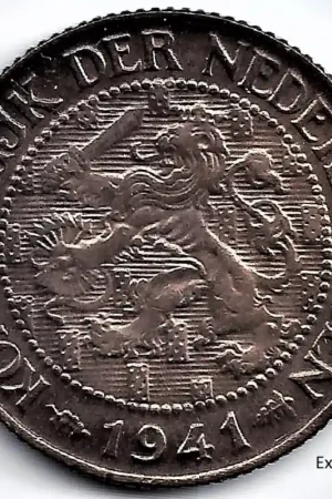 Nederland 19411 Cent Wilhelmina P Wysoka jakość