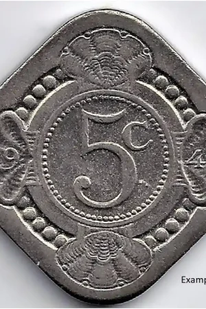 Premium Nederland 1940 5 Cent Wilhelmina P+