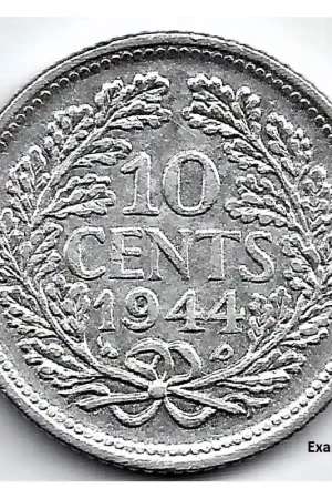 Nederland 1944 E + P10 CentWilhelmina P- Kup teraz