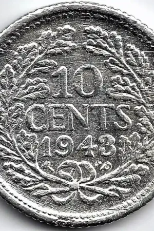 Nederland 1943 P + P 10 Cent Wilhelmina F + Promocja