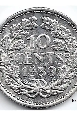 Rabat Nederland 1939 10 CentWilhelmina P+