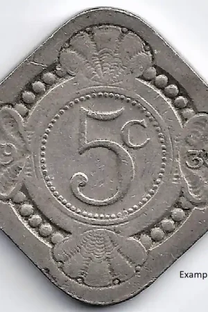 Zamów teraz Nederland 1938 5 Cent Wilhelmina F+