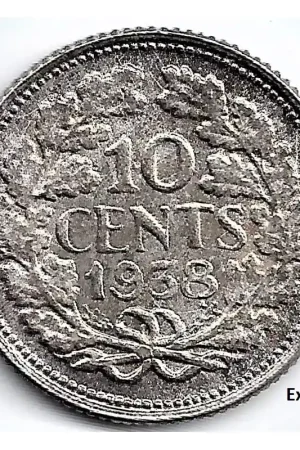 Nederland 1938 10 CentWilhelmina UNC- Ekspresowa dostawa
