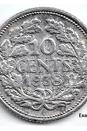 Promocja Nederland 1938 10 CentWilhelmina P