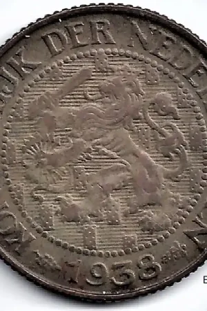 Nederland 1938 1 Cent Wilhelmina F+ Ekspresowa dostawa