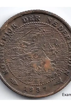 Szybka dostawa Nederland 1937 ½ Cent Wilhelmina ZF