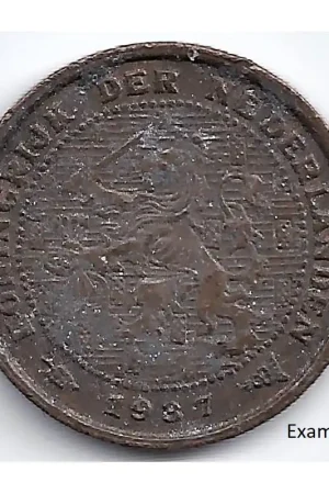 Nederland 1937 ½ Cent Wilhelmina F Ostatnia szansa