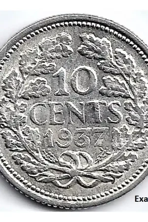 Rabat Nederland 1937 10 Cent Wilhelmina P