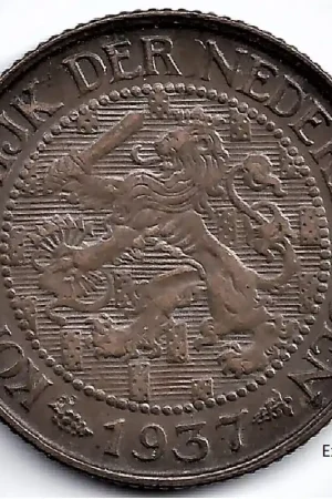 Oferta limitowana Nederland 1937 1 Cent Wilhelmina P-