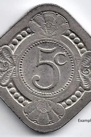 Tylko dziś Nederland 1936 5 Cent Wilhelmina ZF