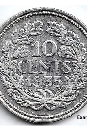 Nederland 1935 10 Cent Wilhelmina ZF- Wyprzedaż