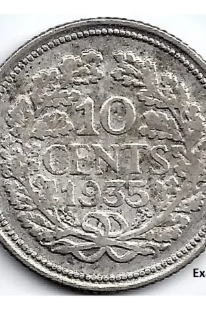 Nederland 1935 10 Cent Wilhelmina F Premium