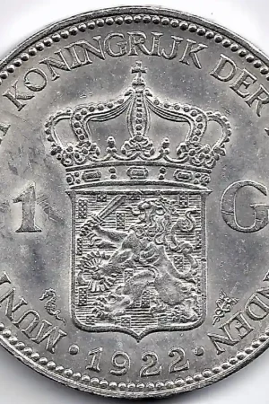 Zamów teraz Nederland 1922 1 Gulden Wilhelmina UNC-