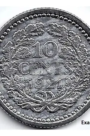 Nederland 1921 10 Cent Wilhelmina F Oryginalny