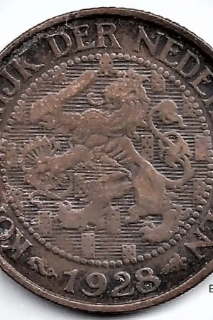 Oferta Nederland 1928 1 Cent Wilhelmina F+