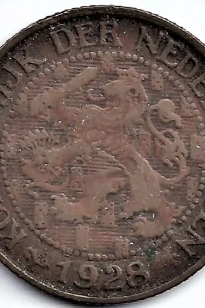 Nederland 1928 1 Cent Wilhelmina F Tani