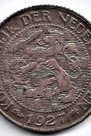 Kup teraz Nederland 1927 1 Cent Wilhelmina ZF