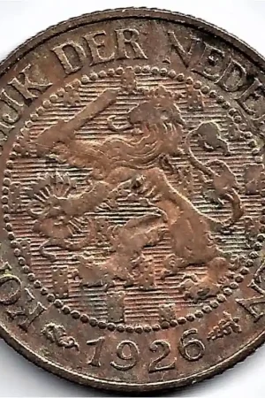 Nederland 1926 1 Cent Wilhelmina ZF- Wyprzedaż