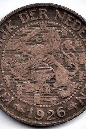 Oferta Nederland 1926 1 Cent Wilhelmina F-