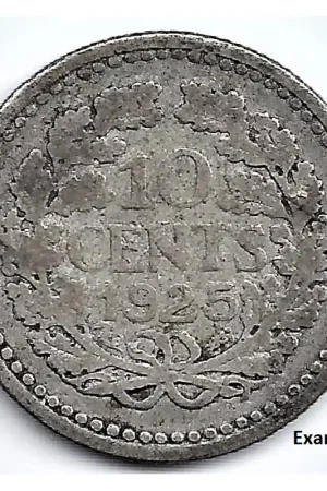 Bezpieczna płatność Nederland 1925 10 CentWilhelmina F-