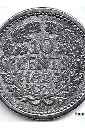 Nederland 1925 10 CentWilhelmina F+ Szybka dostawa