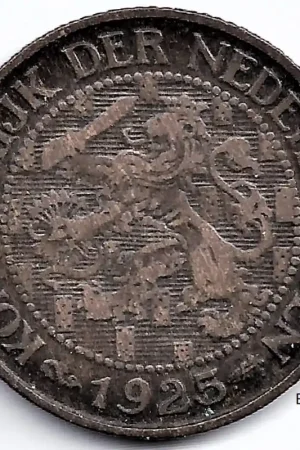 Zamów teraz Nederland 1925 1 Cent Wilhelmina ZF-