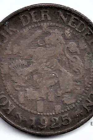 Ekspresowa dostawa Nederland 1925 1 Cent Wilhelmina F-