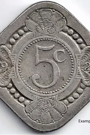 Nederland 1923 5 Cent Wilhelmina ZF Oryginalny
