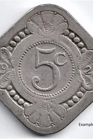 Nederland 1923 5 Cent Wilhelmina F Darmowa dostawa