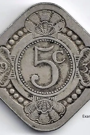 Nederland 1932 5 Cent Wilhelmina ZF Darmowa dostawa