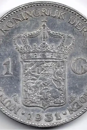 Ekspresowa dostawa Nederland 1931 1 Gulden Wilhelmina UNC-